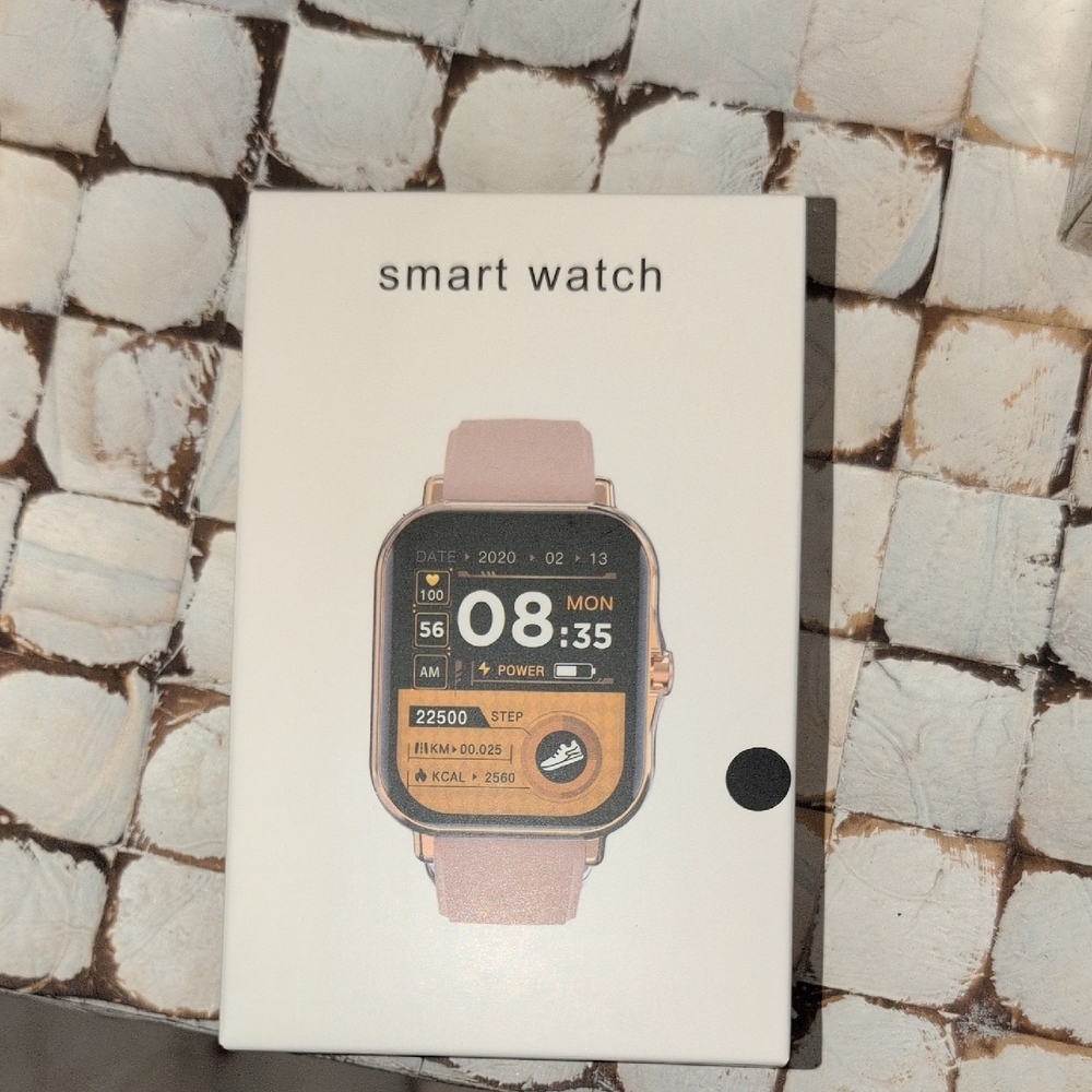 Smartwatch with Black Strap